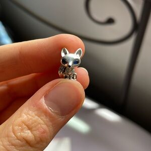 PANDORA Sterling Silver Blue Eyed Fox